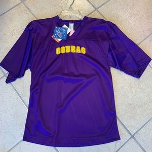 Youth L (10-12) Purple & Gold “Cobras” Mesh Football Uniform Sports Jersey NWT